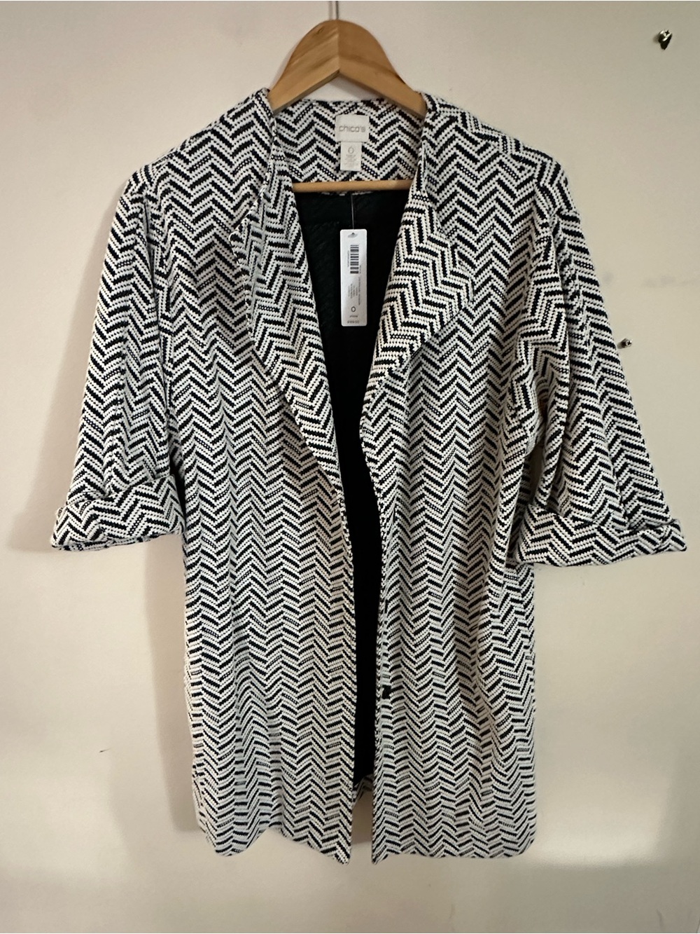 Chico's Black & White Jacket